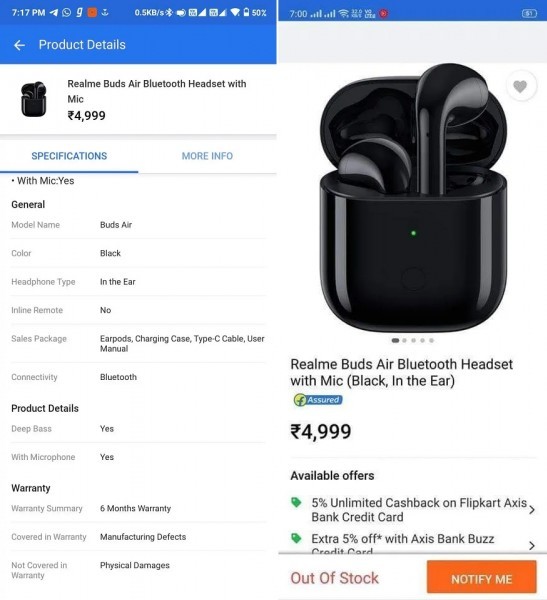 footsteps via chapter Realme Buds Air VS Apple Airpods: Here's Everything You Need To Know! - The  Nation Roar