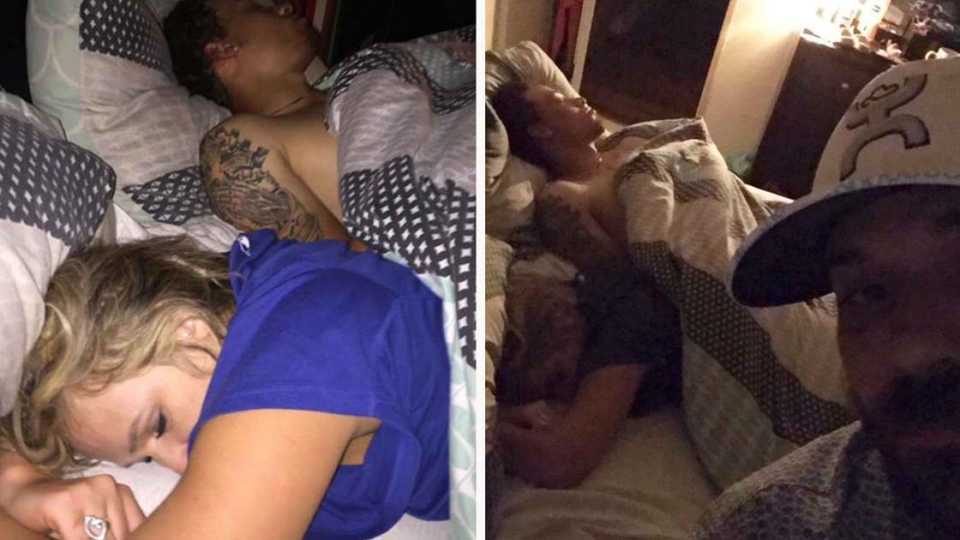 Boyfriend finds Girlfriend sleeping with another man: Post pics on Facebook...