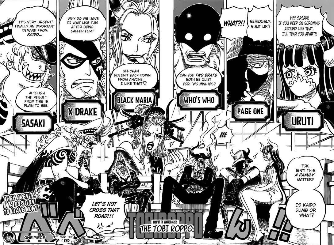 One Piece Manga Chapter 979 Details Recap Release Date Spoiler Alert The Nation Roar