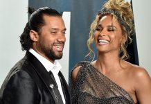 Ciara Baby Bump Image Gains Attention – The Singer Surprises Military Moms-To-Be! russell-and-ciara-reveal-baby-3