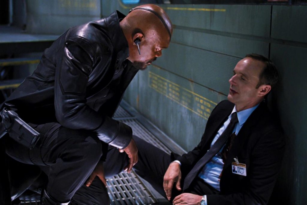 Nick Fury and Agent Phil Coulson