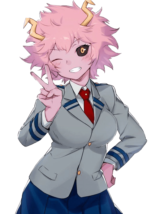 Image Mina Ashido Character Art 9 Smash Tap Png My Hero Academia ...