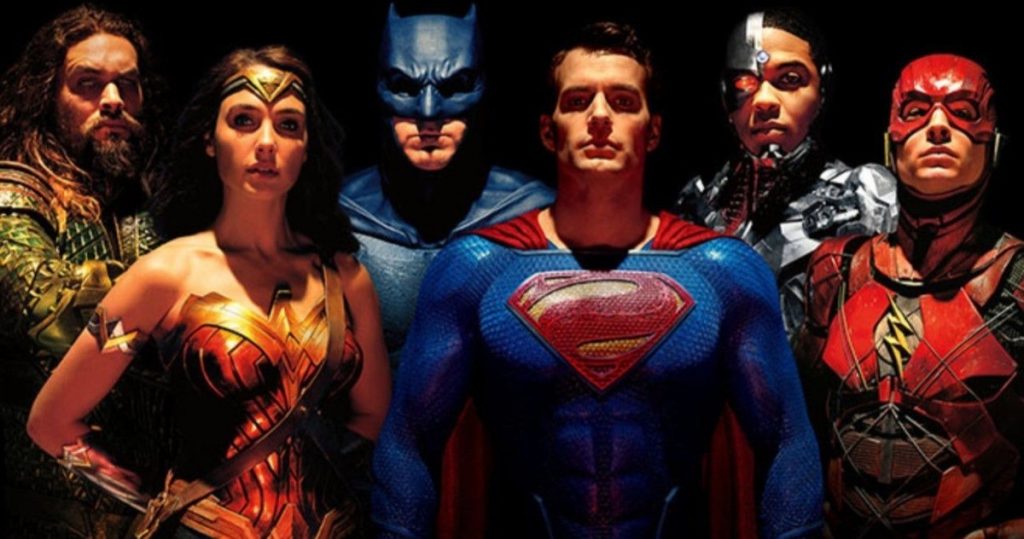 Zack Snyder's Justice League featurig Batman, Superman, Wonder Woman, Aquaman and others