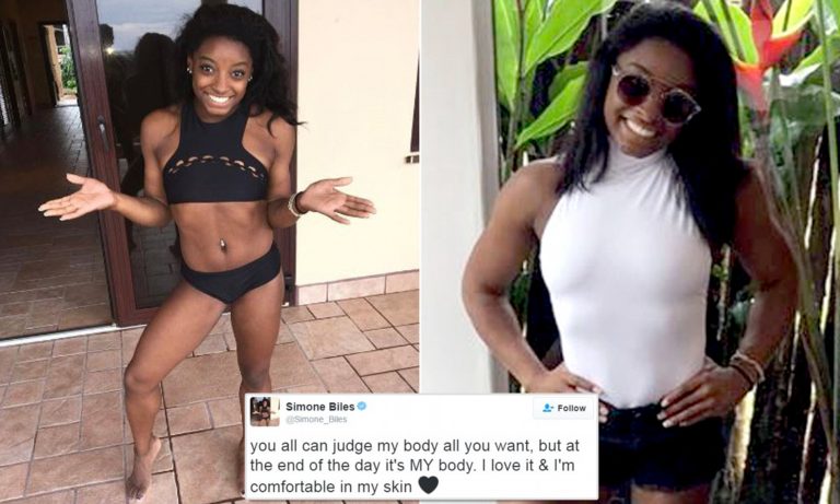 Simone Biles Straight-Up Stunning In Skimpy Shorts For 