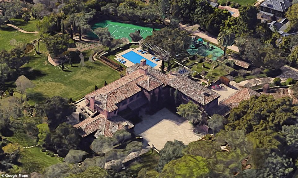 Meghan Markle Mansion Ariel View