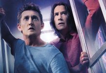 Bill & Ted: Record-Breaking Simultaneous Air Guitars by Fans! Bill & Ted Face the Music