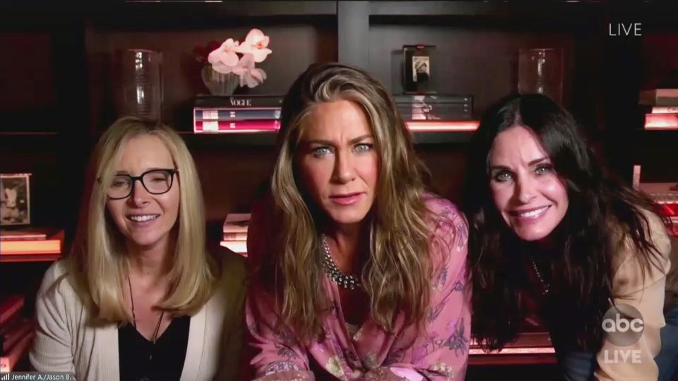 Emmy Awards 2020: Jennifer Aniston, Lisa Kudrow, Courtney ...