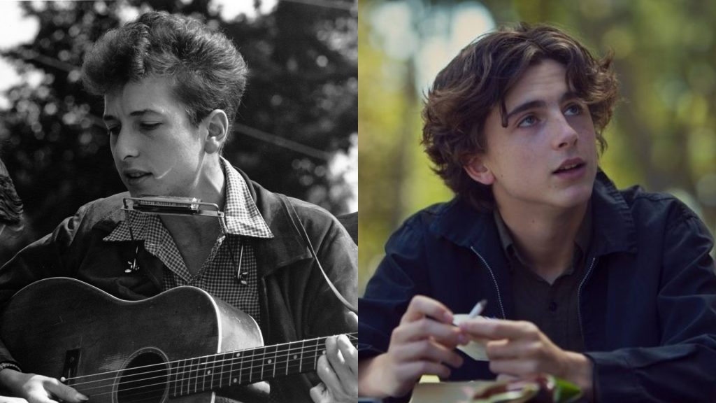 Bob Dylan Timothee Chalamet Media