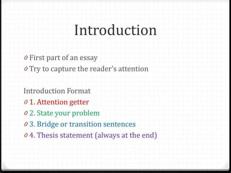 introduction meaning essay