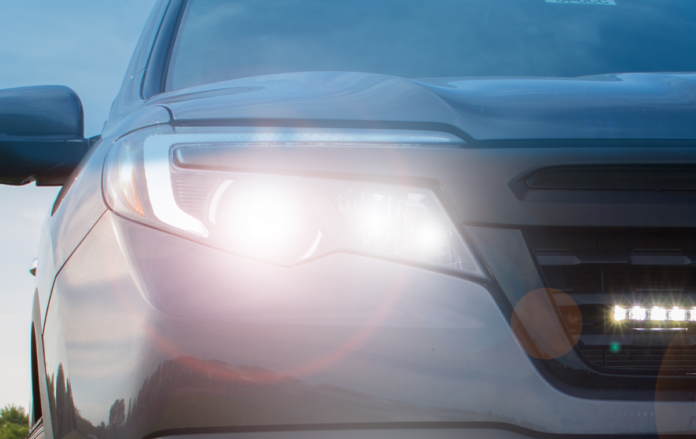LED Headlight Technology on A Car