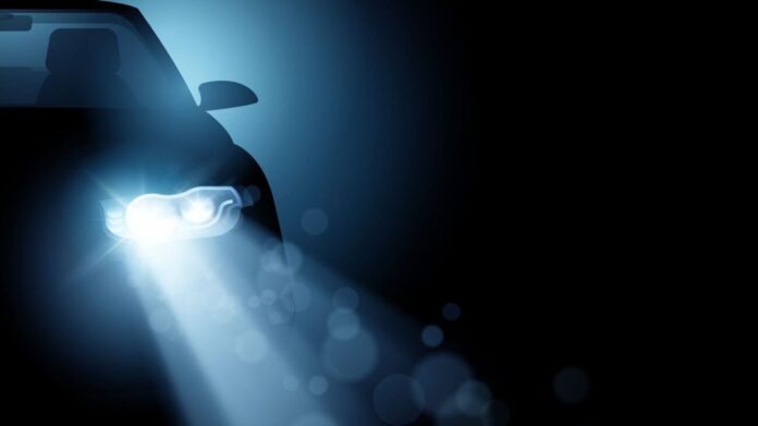 LED Headlight Bulbs on A Car